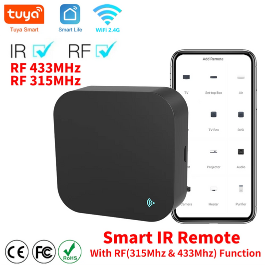 Tuya WiFi RF IR Control Remoto para hogar inteligente